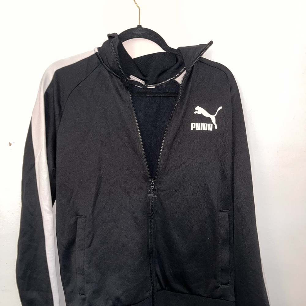 Puma Black and Gray Track Jacket